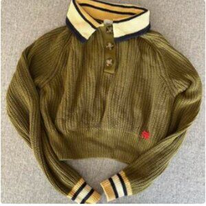 Green BDG Polo Sweater